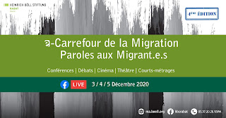 تنظيم "ملتقى الهجرة: الكلمة للمهاجرين" من 3 إلى 5 دتنظيم "ملتقى الهجرة: الكلمة للمهاجرين" من 3 إلى 5 دجنبر 2020جنبر 2020 E-carrefour%2Bde%2Bla%2BMigration