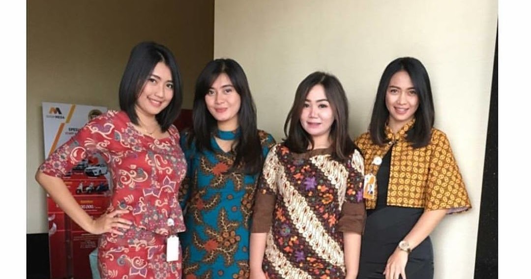 48 Model Baju Batik Atasan Wanita Terbaru 2019 Model 
