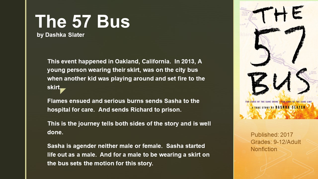 the 57 bus book report