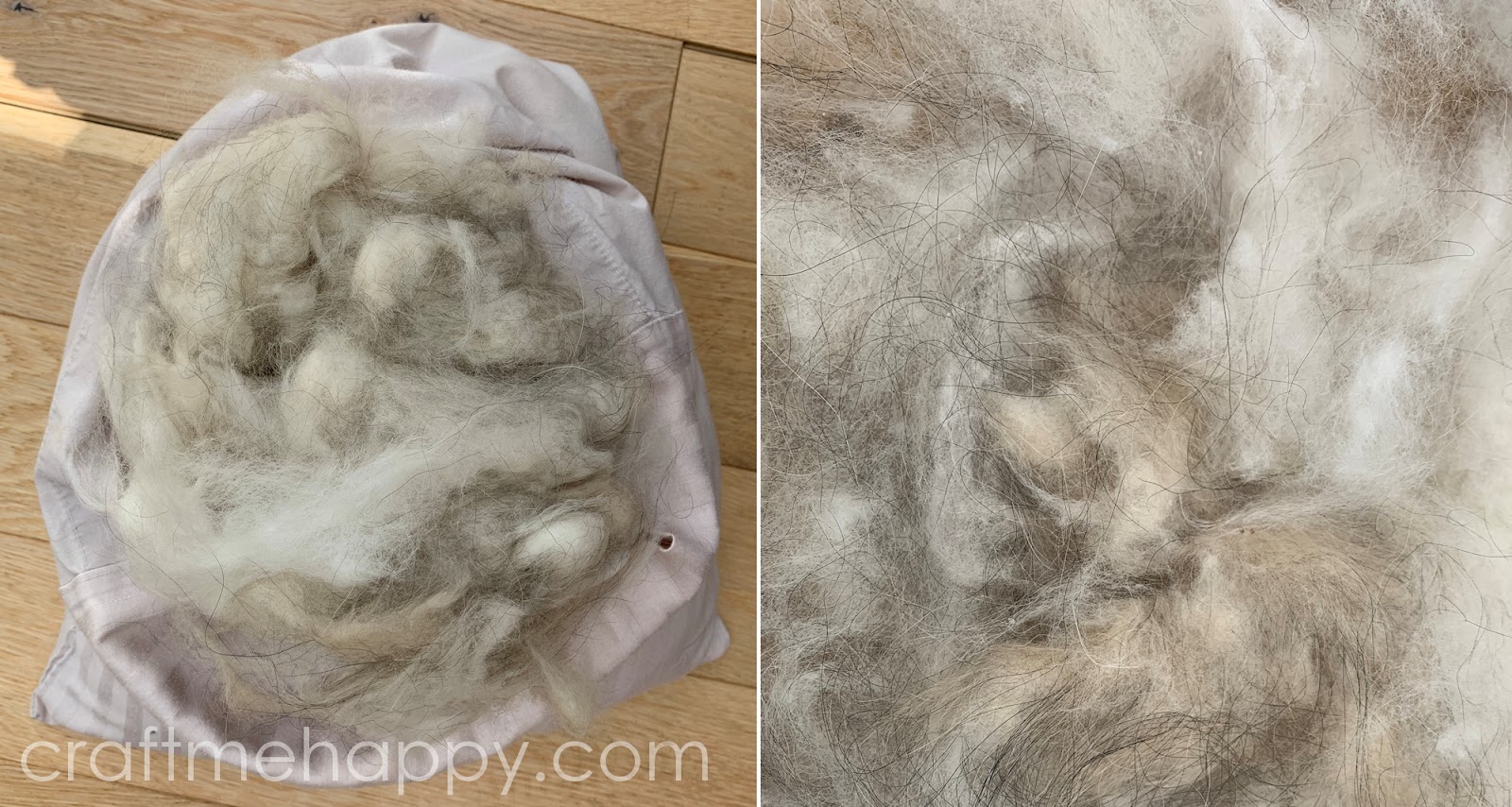 Craft me Happy! Preparing and Spinning Dog Hair Spinning Chiengora