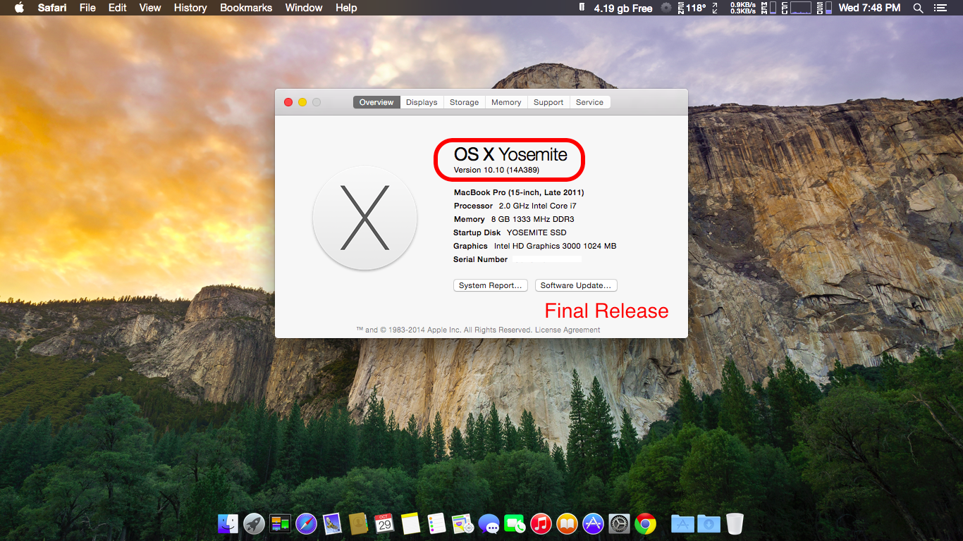 yosemite mac os x hackintosh