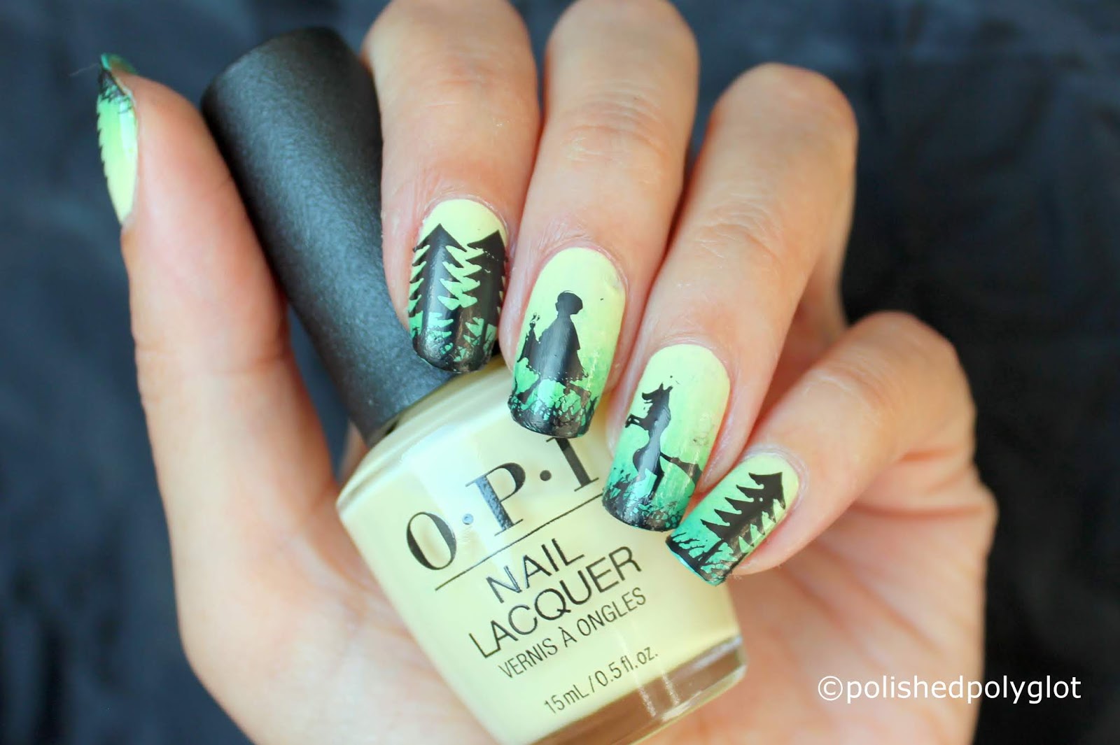 Nail Art │ Silhouette Scene Nail Design [26 Great Nail Art ideas