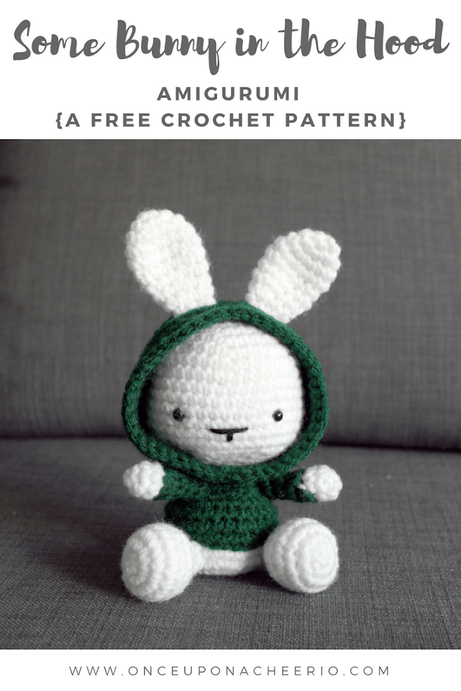 Hoodie Bunny Amigurumi FREE Crochet Pattern