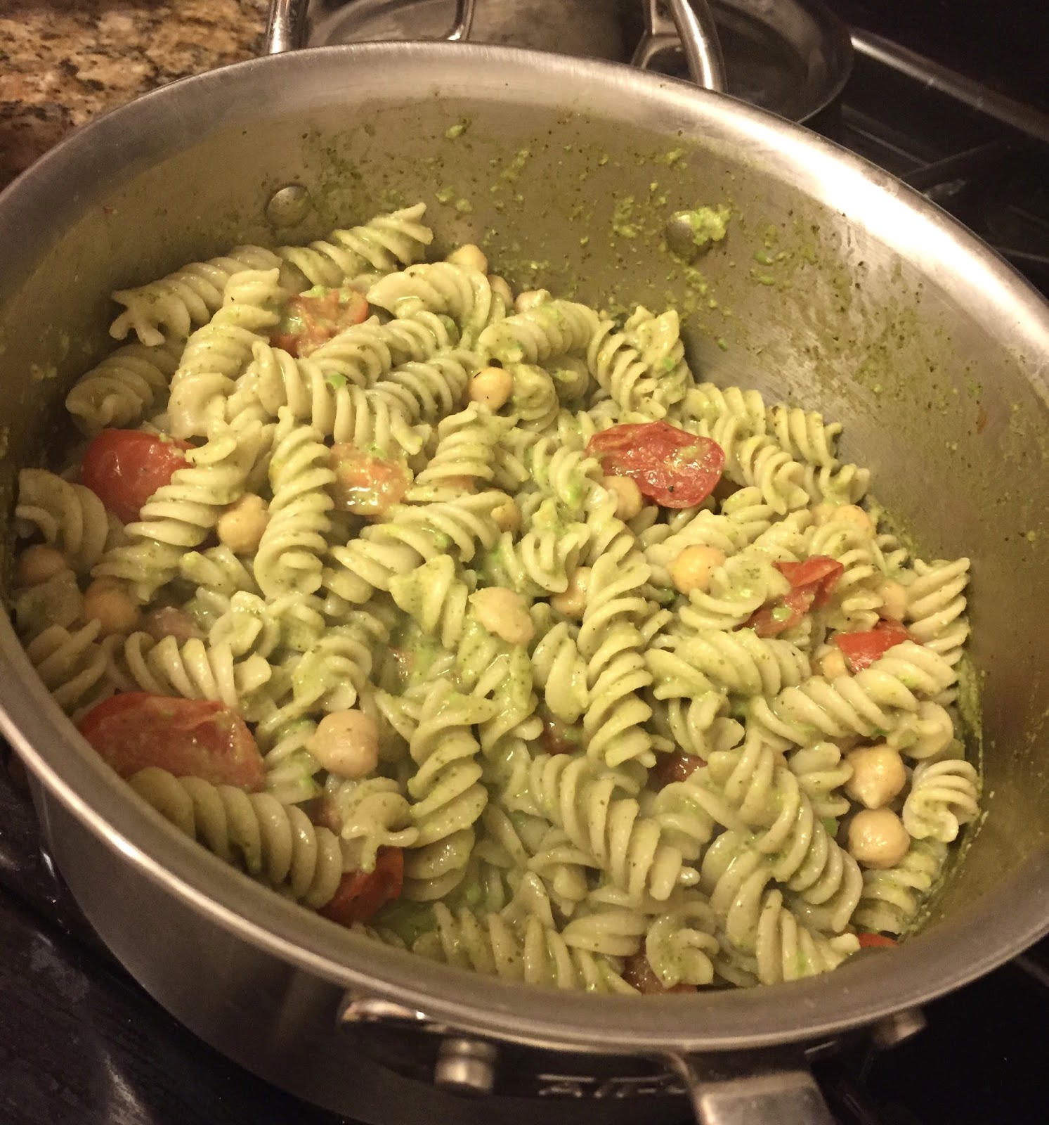 Kvell in the Kitchen: Fusilli with Pea Pesto