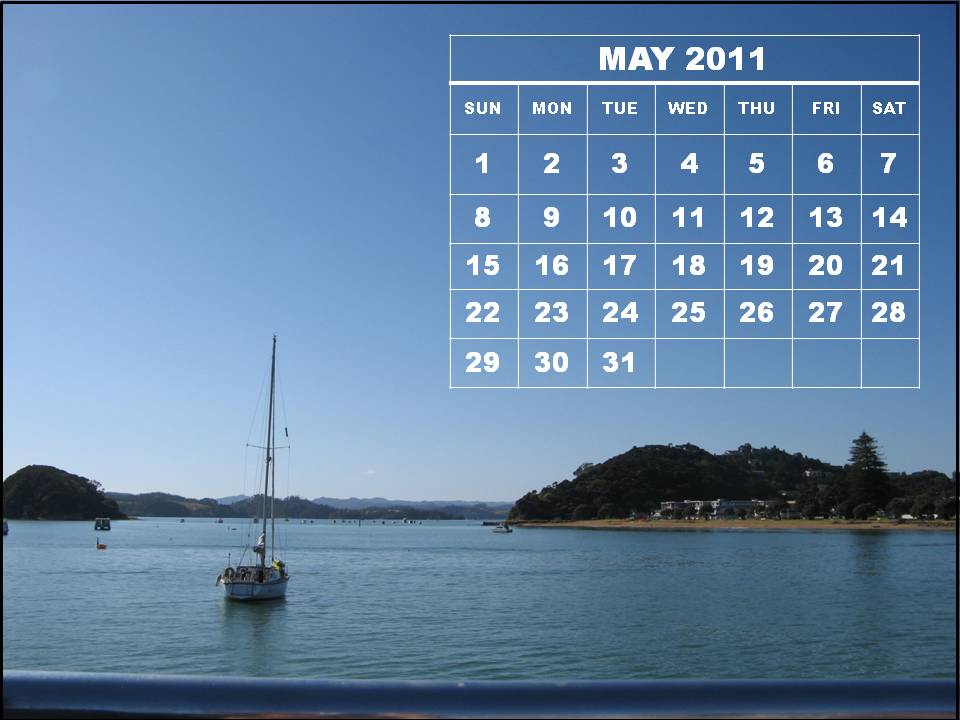may calendar 2011 with holidays. MAY 2011 PRINTABLE CALENDAR