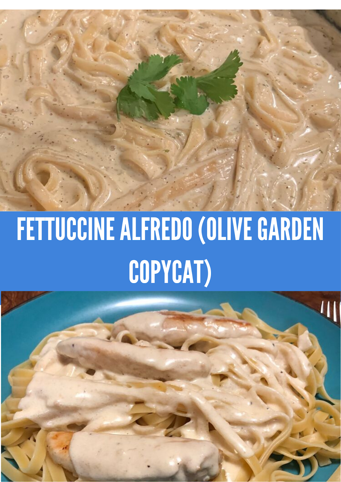 Fettuccine Alfredo (Olive Garden Copycat) #Recipes #Fettuccine #Alfredo