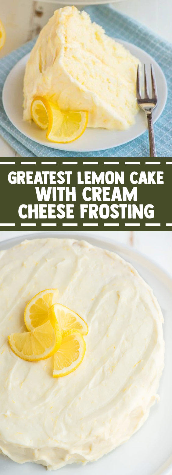 World's Best Lemon Cake with Lemon Cream Cheese Frosting Idnewstimes