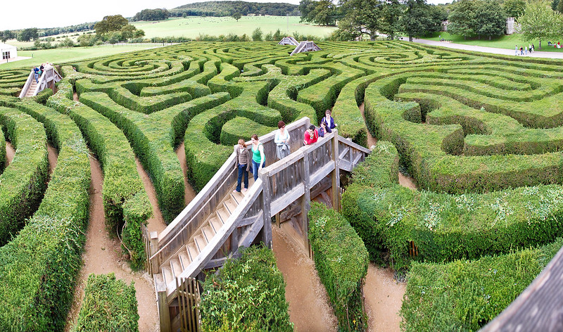 лабиринт в шотландии traquair. хэмптон-кортский лабиринт. уилтшир англия лабиринт. Hedge maze. George south africa.