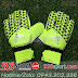 Găng Tay Thủ Môn Adidas Fingersave Xanh Chuối