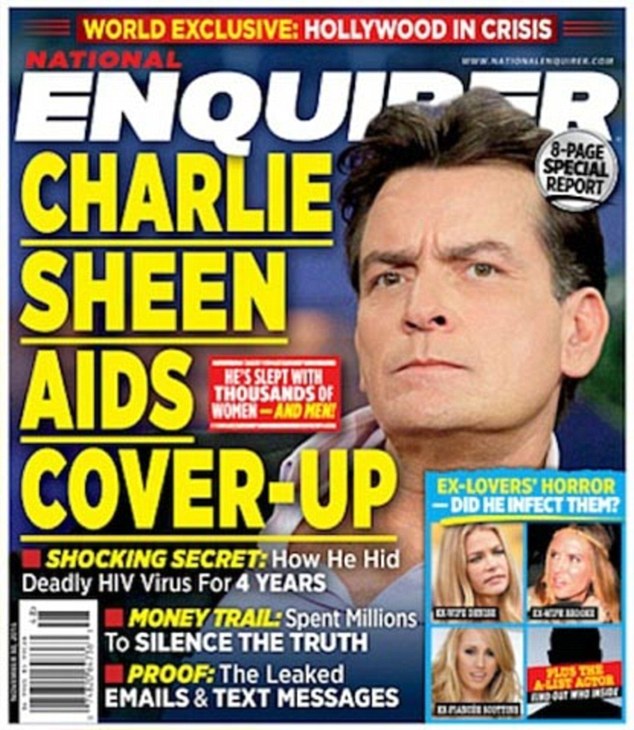 Charlie sheen HIV ANNOUNCEMENT