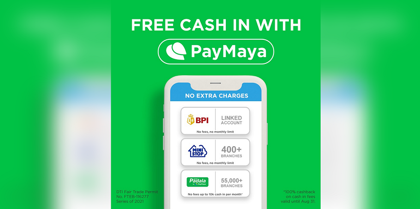 How to Cash in to your PayMaya account for FREE?