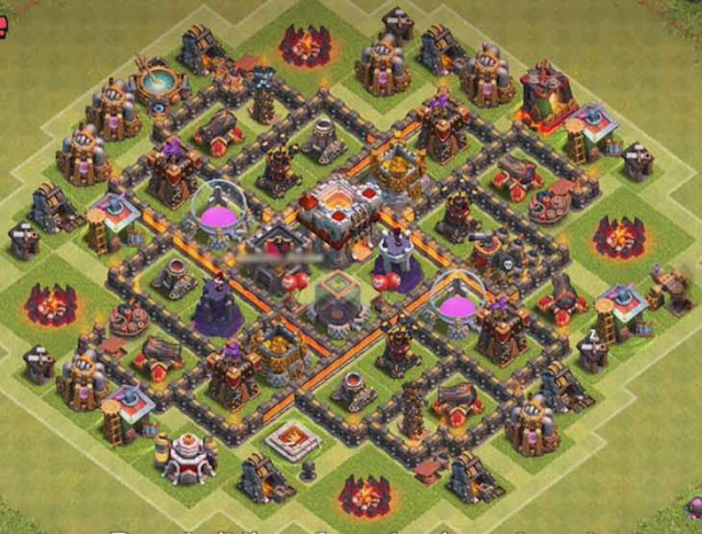 Base Town Hall 7 Clash of Clans Hybrid