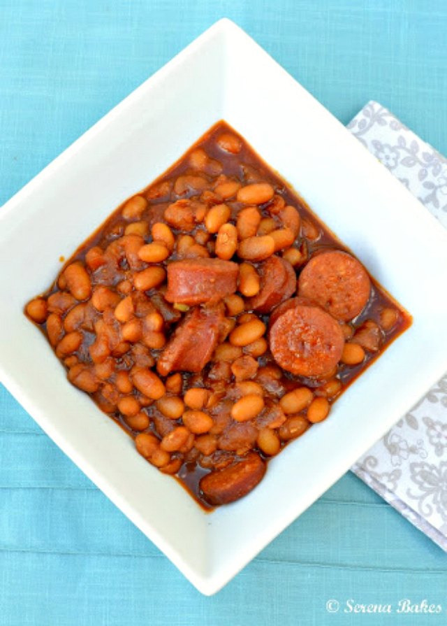 Baked Beans with Sausage Baked Beans with Sausage