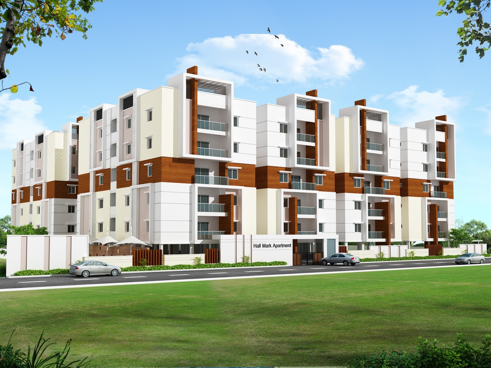 View of Hallmark Gardenia Luxury Gated Apartments: Hallmark Gardenia