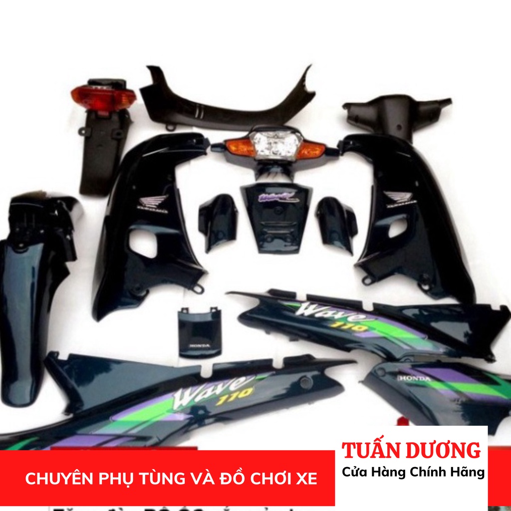 Dàn áo Honda Wave ZX chính hãng Honda VN  Nhựa màu nhựa nhám  tem zin  Giá chỉ 2200k Bảo hành dổi 1 1 nếu lỗi do nsx Cam kết hàng