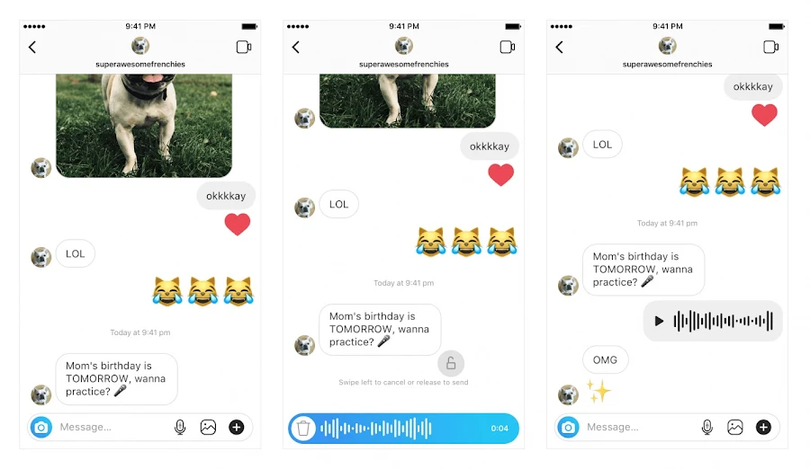 Instagram is bringing voice messaging to your DMs