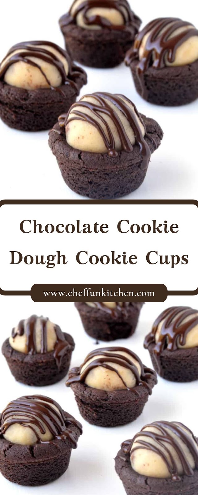 Chocolate Cookie Dough Cookie Cups Chocolate Cookie Dough Cookie Cups