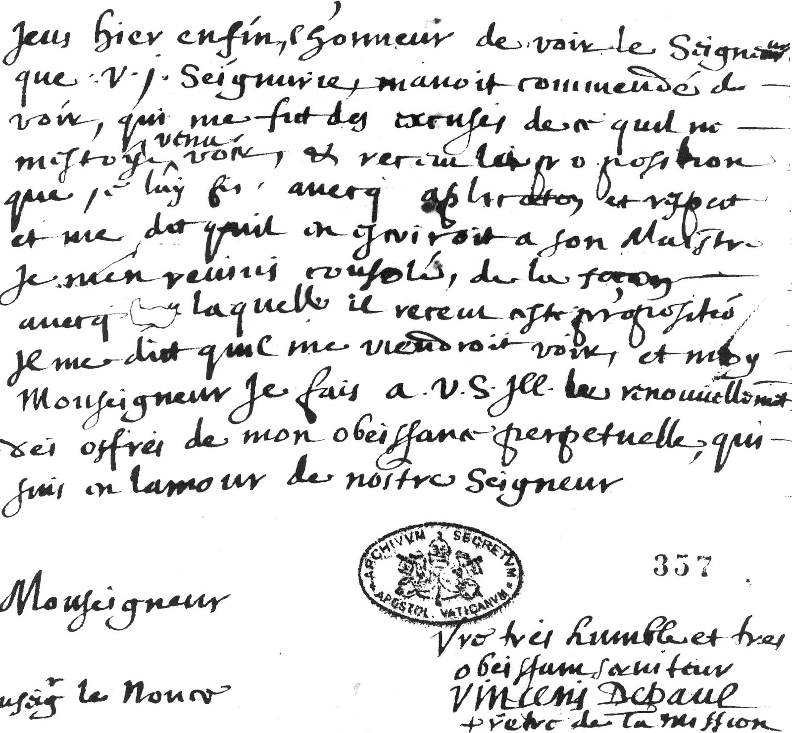 Carta San Vicente
