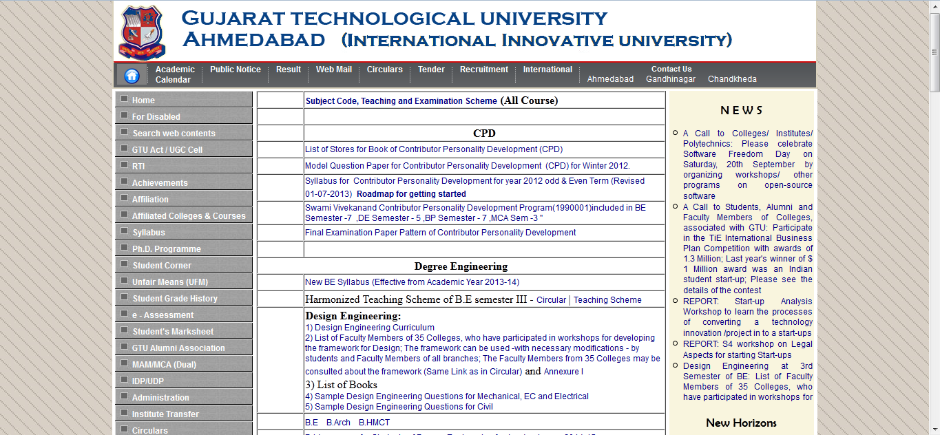 Asst Prof Vijay Bhagora GTU OLD EXAM PAPER AND SYLLABUS