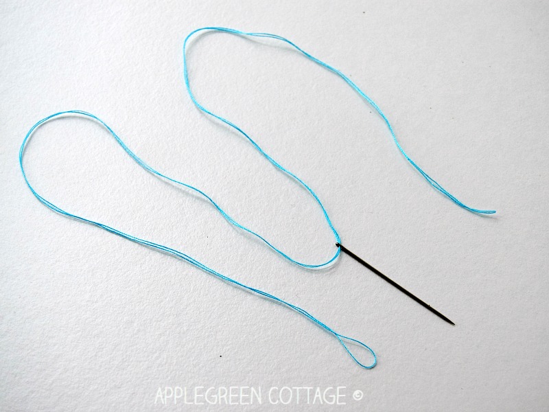 How To Start Sewing Without A Knot AppleGreen Cottage