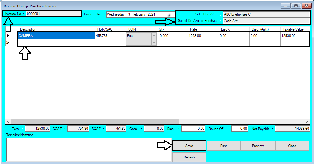 Reverse Charge Invoice (RCM) Help Guide