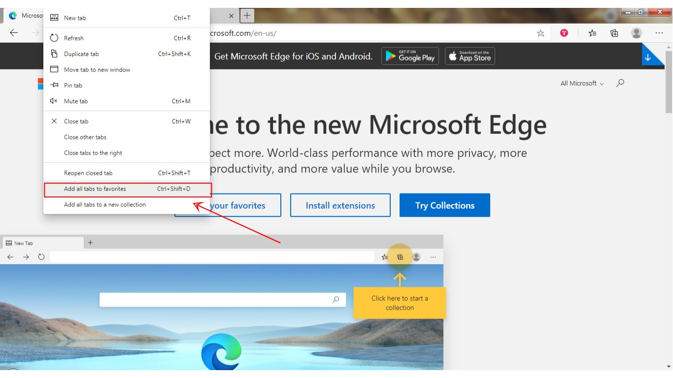 How To Save Open Tabs For Later In Microsoft Edge 