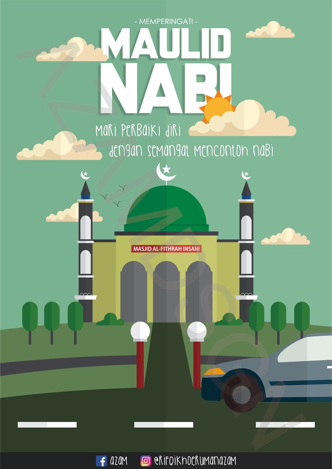 28+ Poster Maulid Nabi Muhammad Saw 2020 PNG