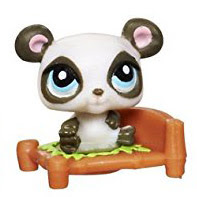 Littlest Pet Shop Teensies Panda (#T35) Pet