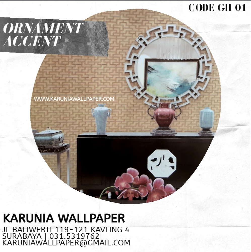 jual wallpaper batik ornamen