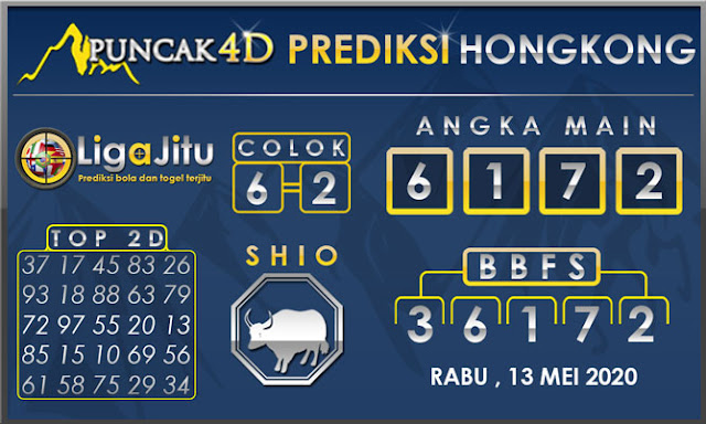 PREDIKSI TOGEL HONGKONG PUNCAK4D 13 MEI 2020 PREDIKSI TOGEL HONGKONG PUNCAK4D 13 MEI 2020