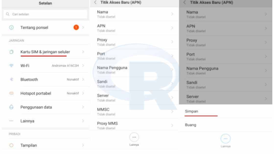 Cara Setting APN Telkomsel 4G di HP Xiaomi Cara Setting APN Telkomsel 4g di Xiaomi
