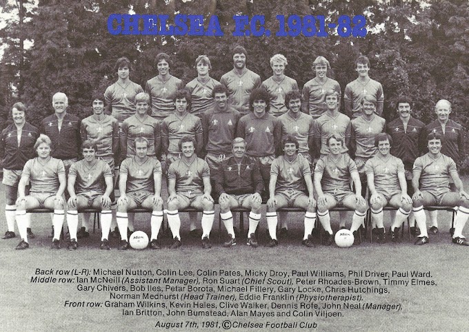 CHELSEA F.C 1981-82.