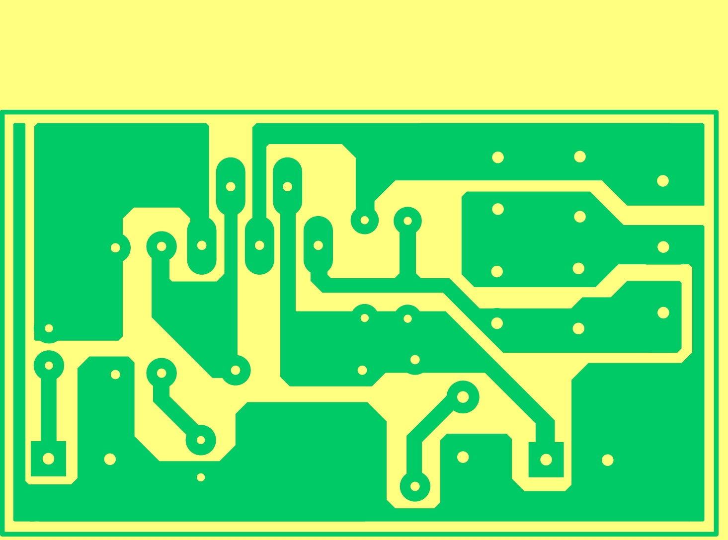 Pcb Layout Power Amplifire Tda 2030 Versi Standard Speaker Rangkaian Elektronik Teknik