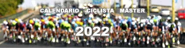 Portada del calendario ciclista máster 2022
