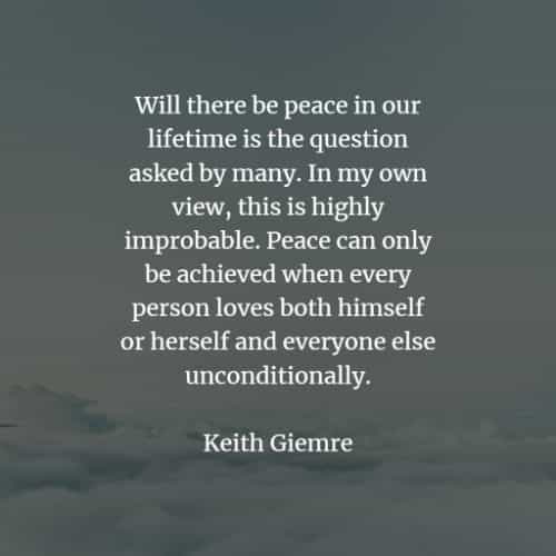 Peace quotes that inspire unity and calmness
