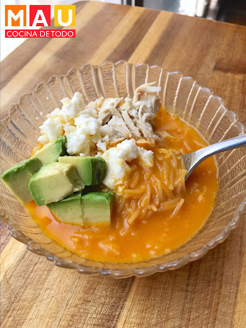 mau cocina de todo sopa de fideo aguada letras estrellitas receta facil casera