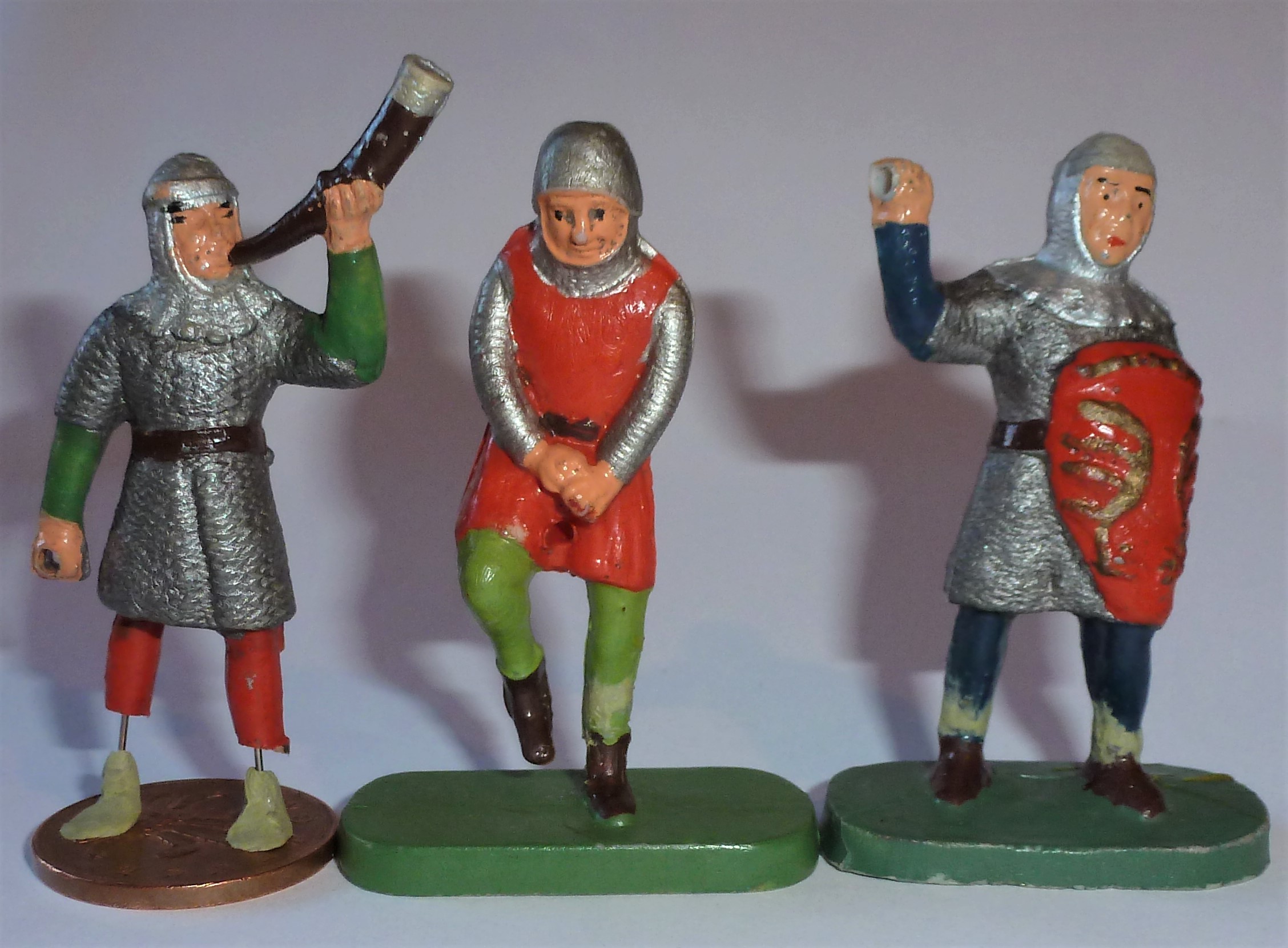 MEDIEVAL KNIGHTS Robert Bruce Metal Figure 1/32 Tin Toy Soldiers 