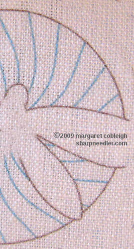 The Sharp Needler Dragonfly With Underside Couching