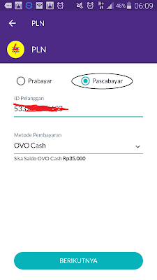 bayar tagihan pascabayar dengan ovo
