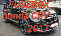 letak box sekring HONDA CRV 2017