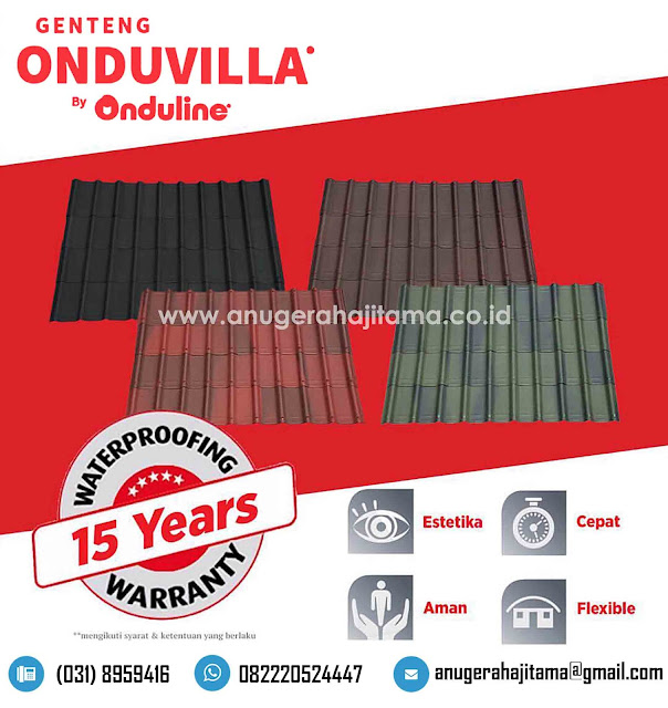 Jual Atap Onduvilla Harga Terbaru 2019 CV. ANUGERAH AJITAMA