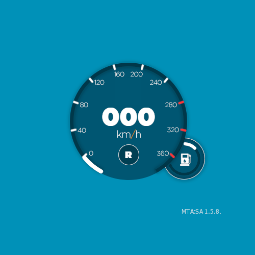 MTA SA HTML Speedometer Scripti