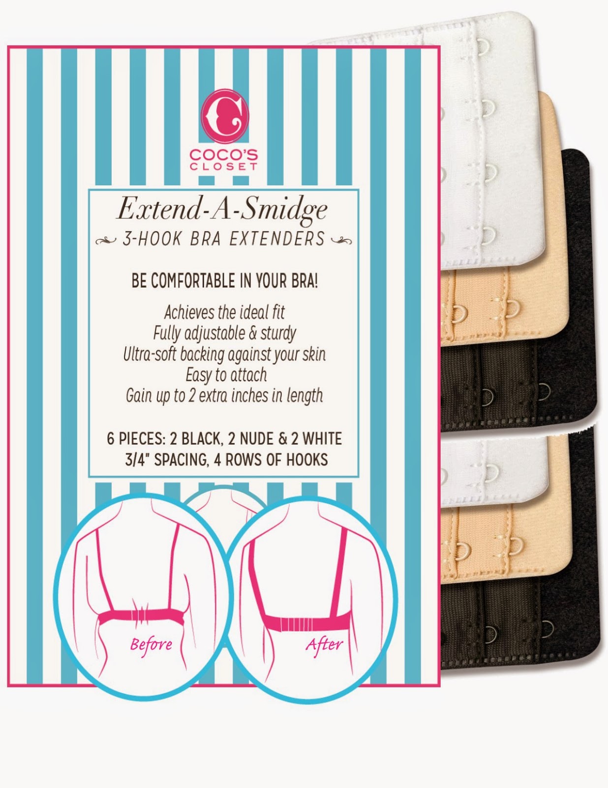 BEST Bra Extenders 2 Hook 6 Pack Review Momma4Life