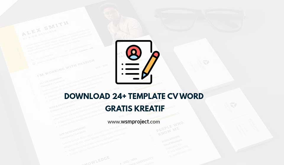 65 Download Template Cv Word Gratis Kreatif Wsm Project