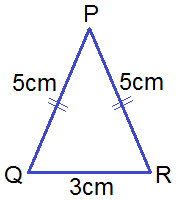 Isosceles Triangle PQR