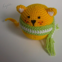 amigurumi crochet ball-cat free pattern