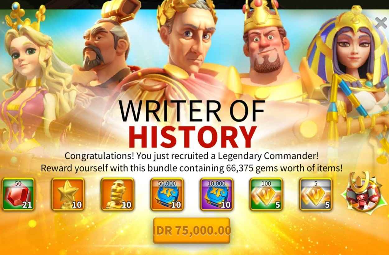 Writer of History Rise of Kingdoms