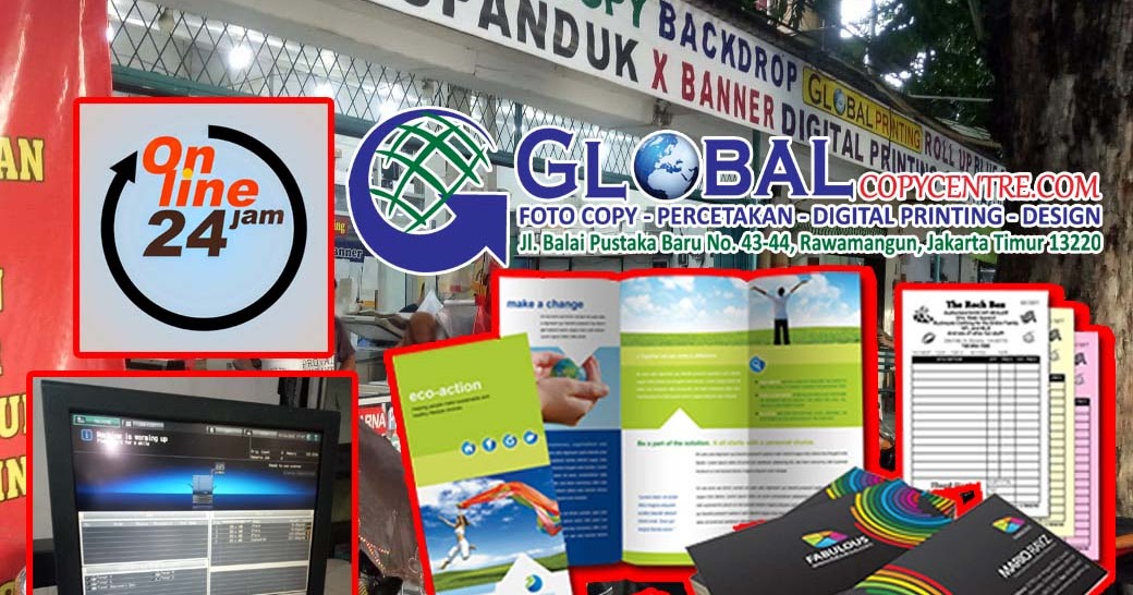 Global Printing Jakarta Fotocopy Penjilidan Digital Printing Cetak Spanduk Online 24 Jam Tempat Cetak Brosur Murah 24 Jam Di Jakarta
