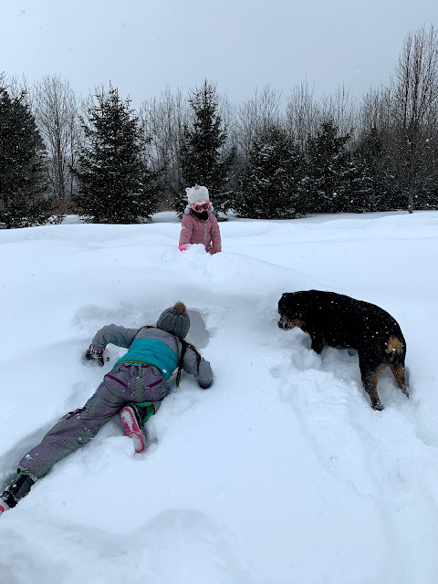 Ruple Farms - girls in winter