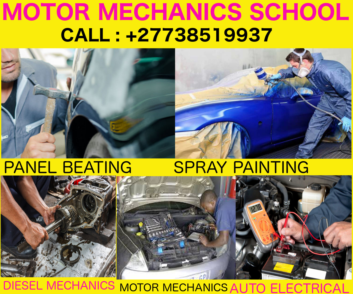 Panel Beating, Spray Painting, Diesel Mechanics & Motor Mechanics
